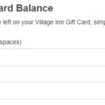 Village Inn Gift Card Balance Check